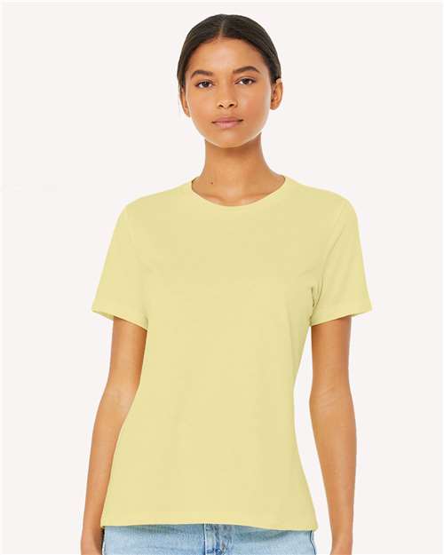 Bella + Canvas - Women’s Relaxed Fit Heather CVC Tee - 6400CVC - ASF Pomotions