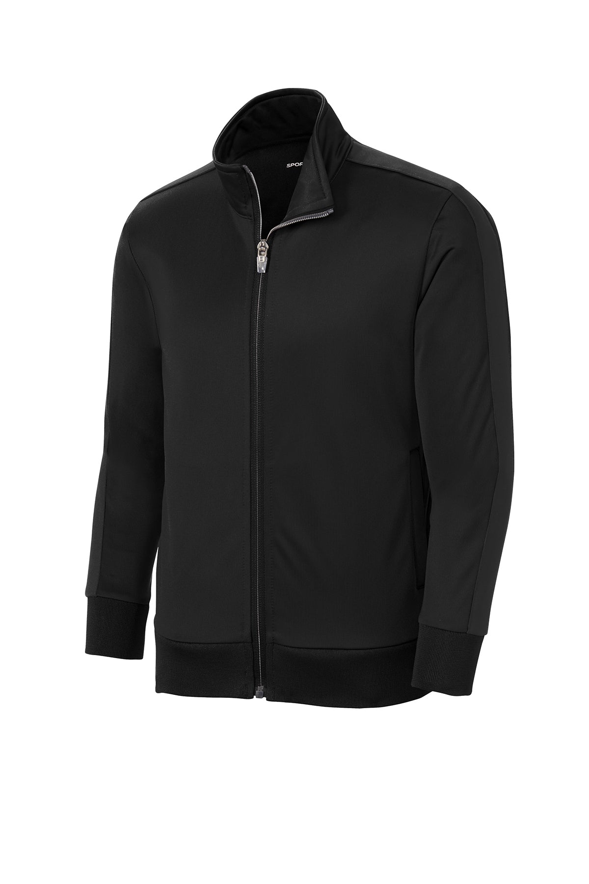 Sport-Tek Youth Tricot Sleeve Stripe Track Jacket