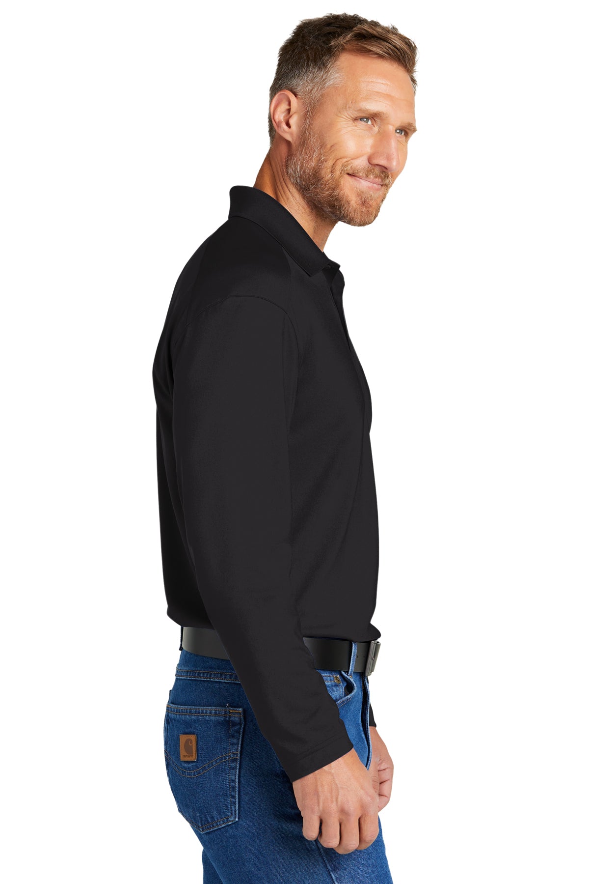 CornerStone Select Lightweight Snag-Proof Long Sleeve Polo