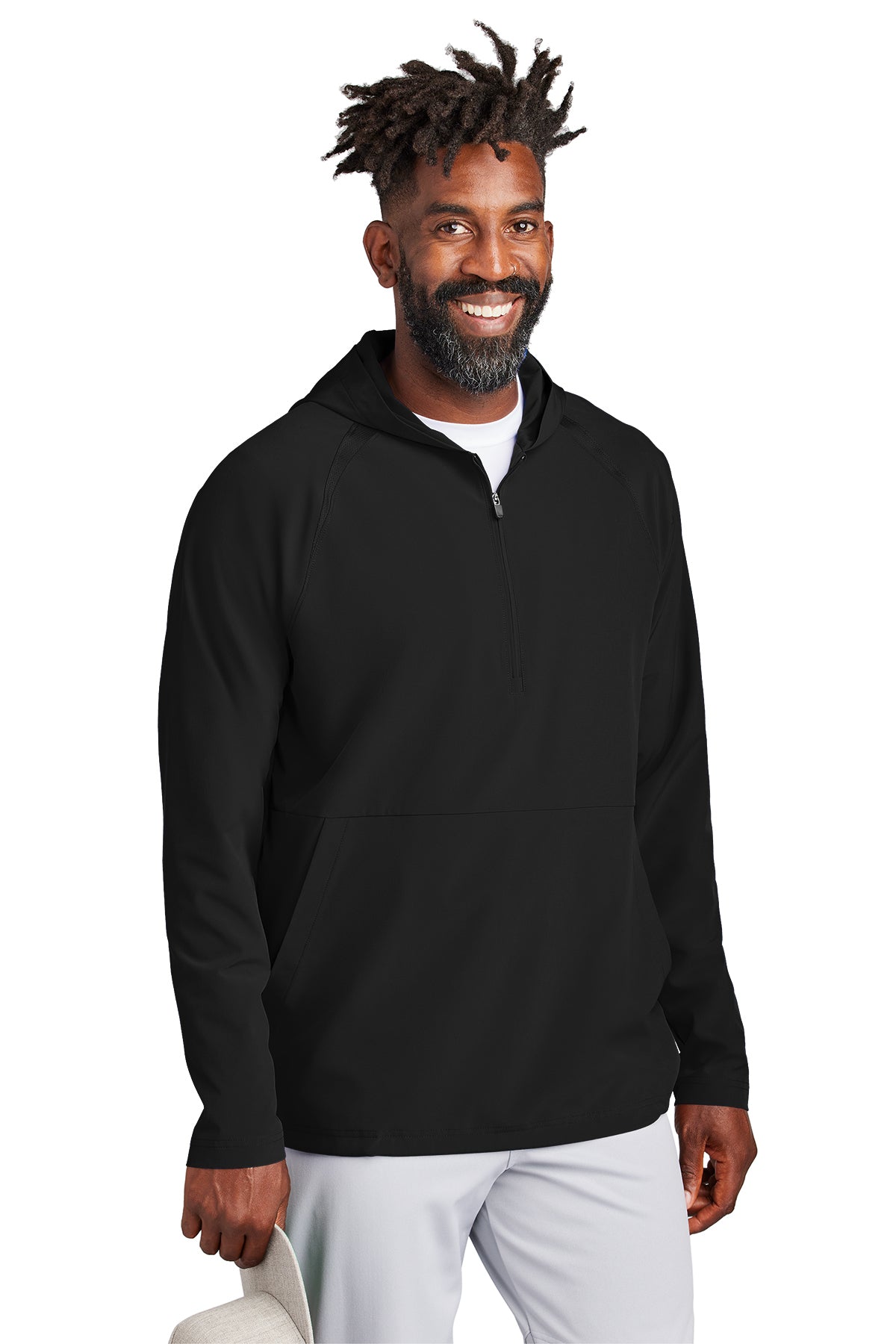 Sport-Tek Repeat 1/2-Zip Long Sleeve Hooded Jacket - ASF Pomotions