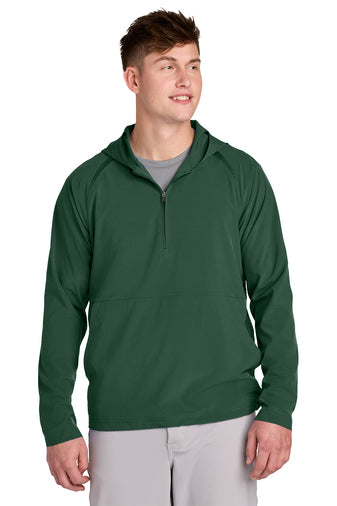 Sport-Tek Repeat 1/2-Zip Long Sleeve Hooded Jacket - ASF Pomotions