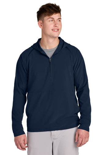 Sport-Tek Repeat 1/2-Zip Long Sleeve Hooded Jacket - ASF Pomotions