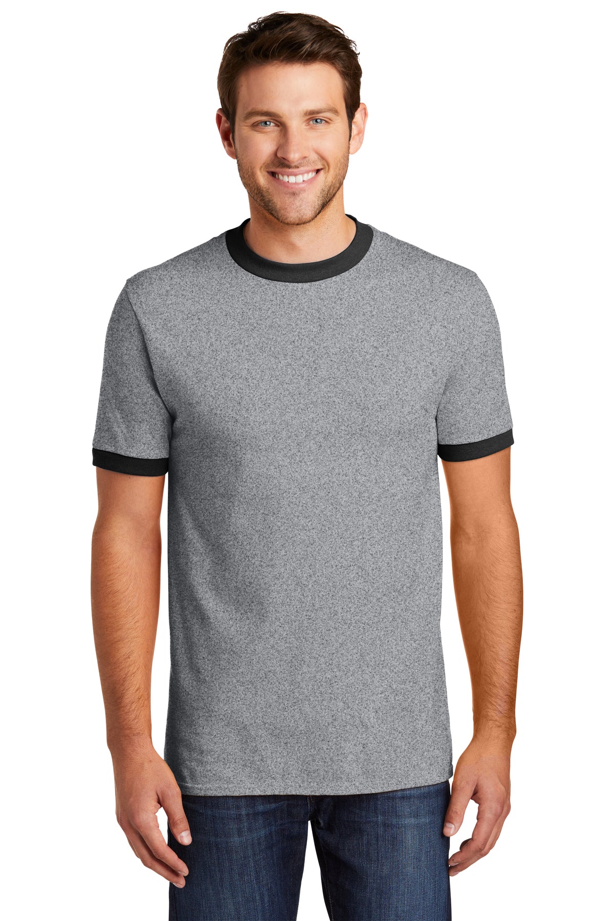Port & Company Core Cotton Ringer T-Shirt