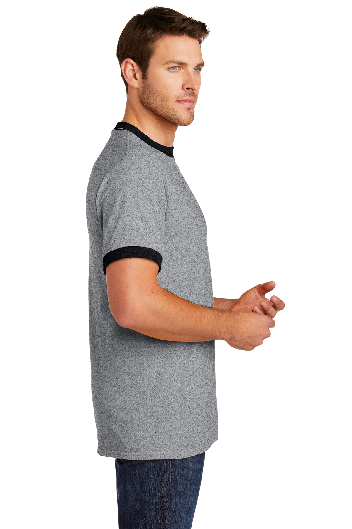 Port & Company Core Cotton Ringer T-Shirt