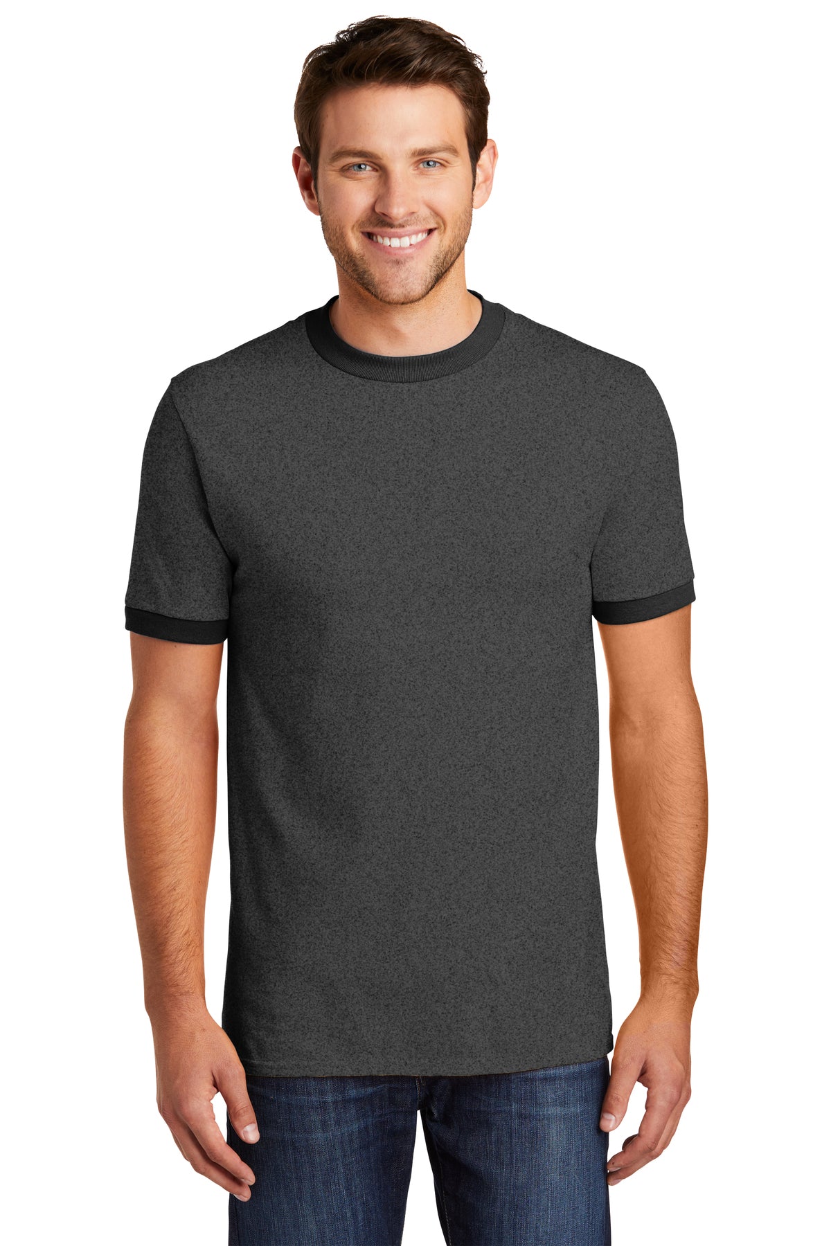 Port & Company Core Cotton Ringer T-Shirt