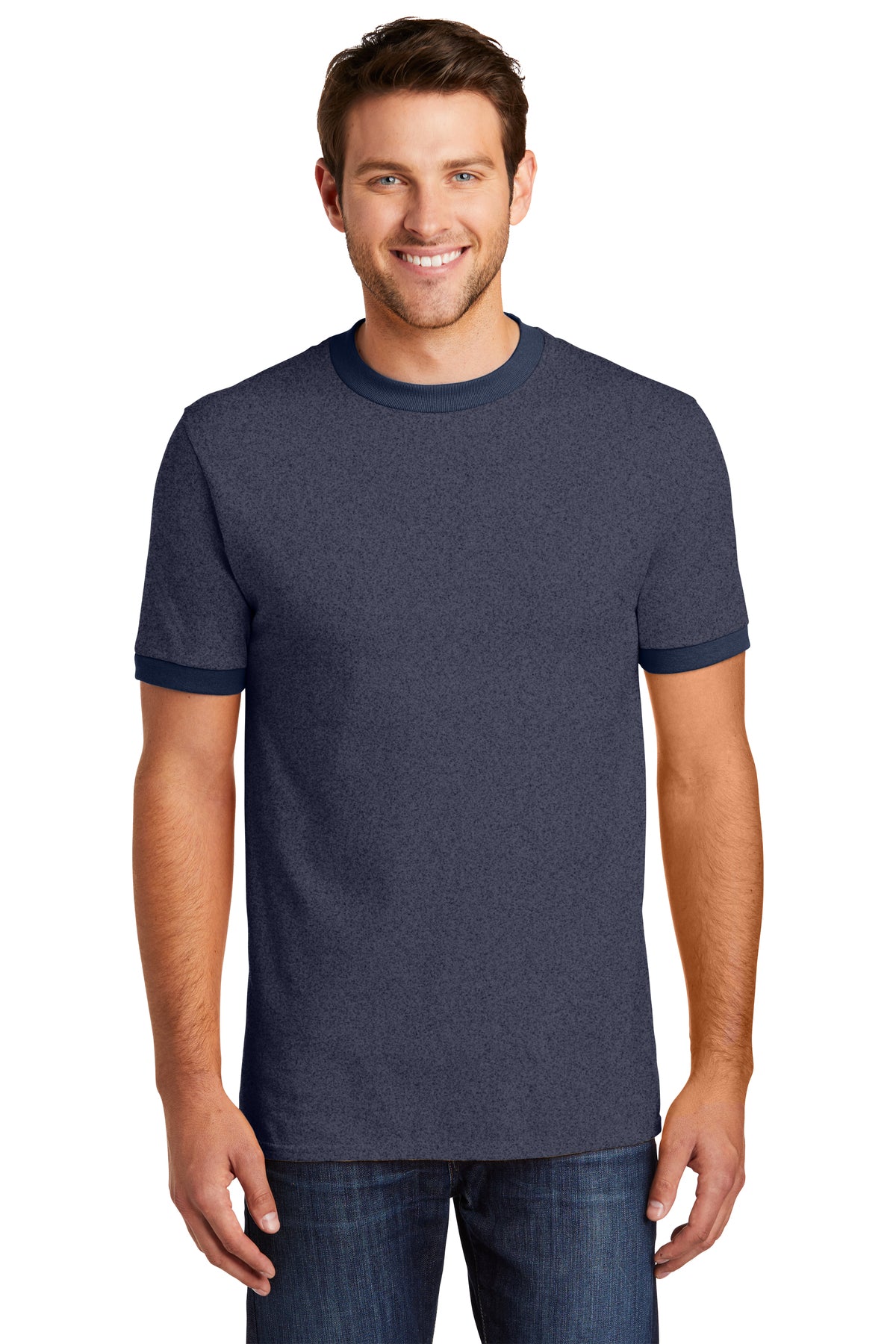Port & Company Core Cotton Ringer T-Shirt