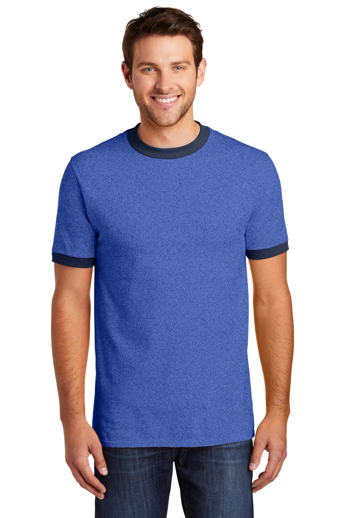 Port & Company Core Cotton Ringer T-Shirt - ASF Promotions