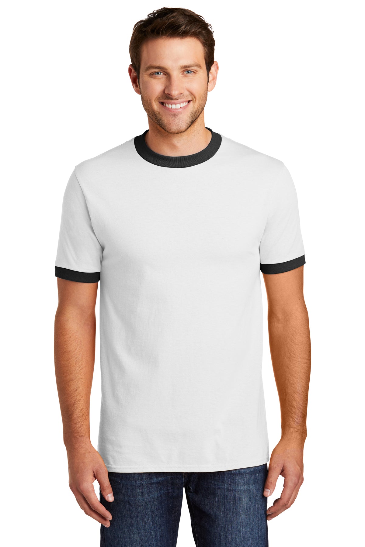 Port & Company Core Cotton Ringer T-Shirt