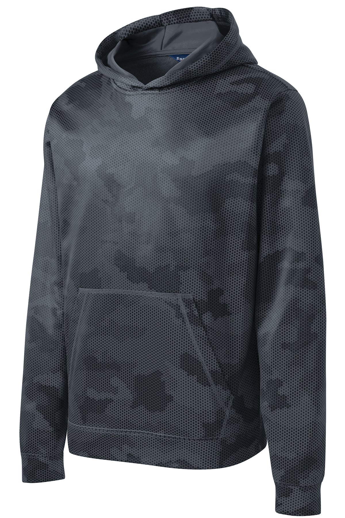 Sport-Tek Youth Sport-Wick CamoHex Fleece Hooded Pullover