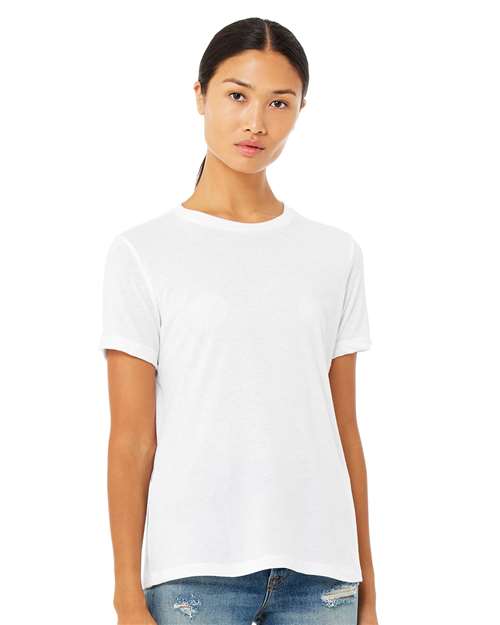 Bella + Canvas - Women’s Relaxed Fit Heather CVC Tee - 6400CVC - ASF Pomotions