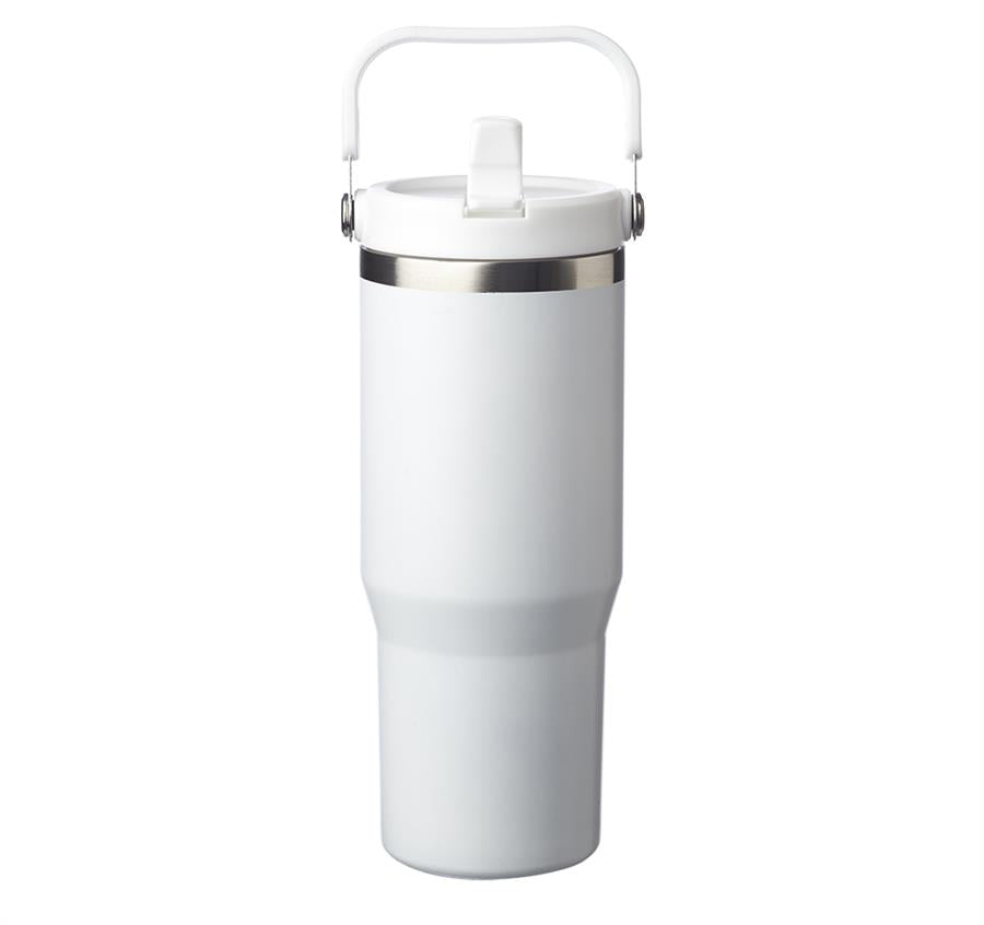 Stainless Travel Mug with Carrying Handle - 30 oz - ASF Pomotions