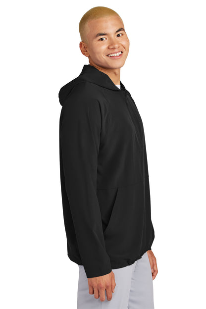 Sport-Tek Repeat 1/2-Zip Long Sleeve Hooded Jacket - ASF Pomotions