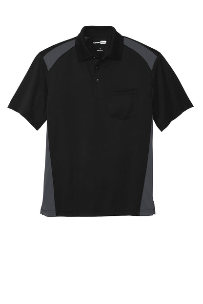 CornerStone Select Snag-Proof Two Way Colorblock Pocket Polo - ASF Promotions