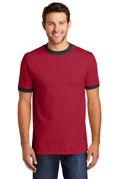 Port & Company Core Cotton Ringer T-Shirt