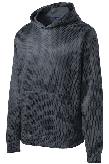 Sport-Tek Youth Sport-Wick CamoHex Fleece Hooded Pullover
